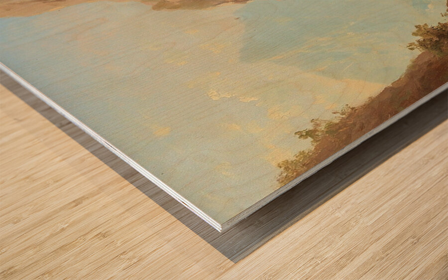 Path On A River Shore by Adolf Chwala [1836–1900] Wood print