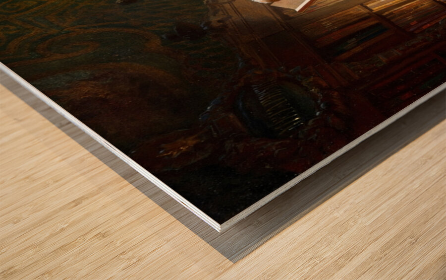 The Bookworm [circa 1851] by Carl Spitzweg [1808–1880] Wood print