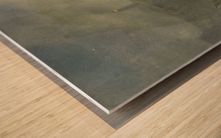 View of a Rocky Coast by Moonlight [1830–1880] by Théodore Gudin [1802–1880] Wood print