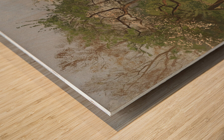 Frühlinglandschaft by Otto Strützel [1855–1930] Wood print