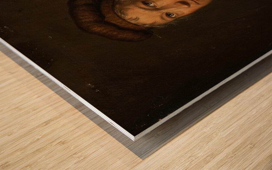 Portrait Of Thorvaldsen [1834] by Bernhard Von Guérard [1771–1836] Wood print