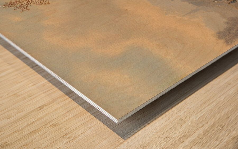 Scene near Uffing on the Staffelsee by Anton Doll [1826–1887] Wood print