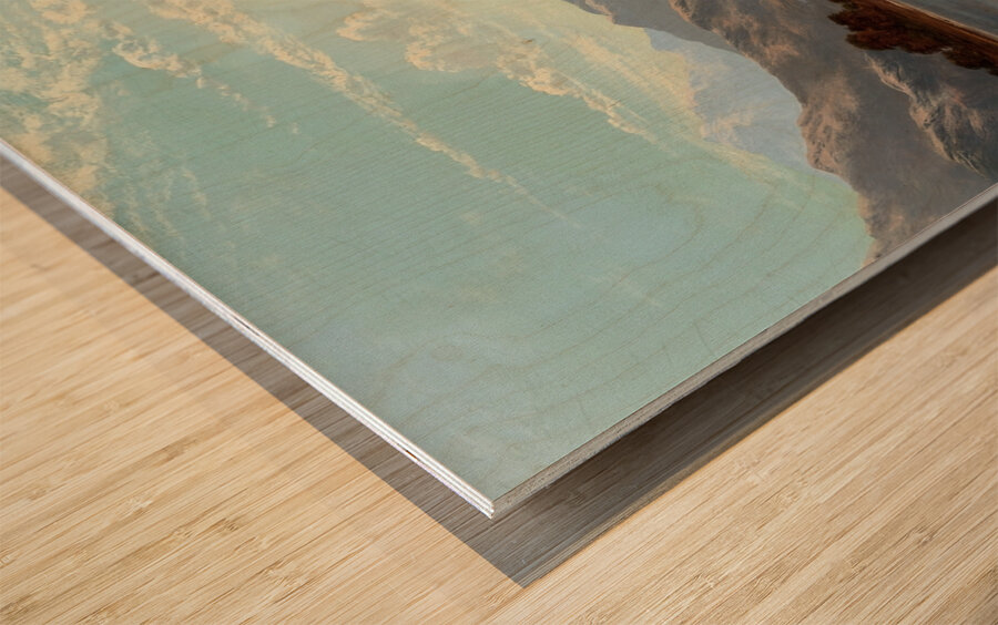 Devoke Water. Cumberland [1886] by Alfred de Bréanski [1852–1928] Wood print