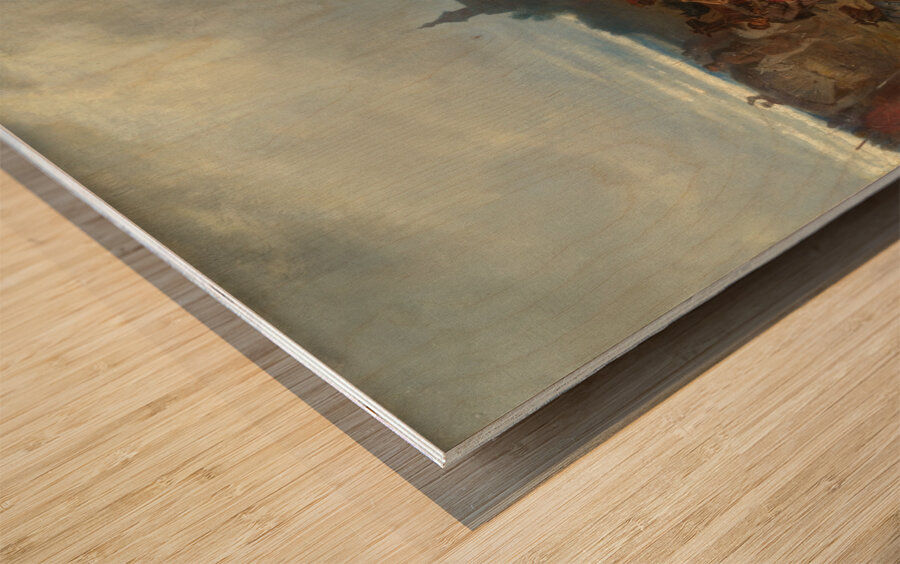 Returning Home. ‘Patient Transport [Polish Camp]’ [1865] by Jozef Brandt [1841–1915] Wood print