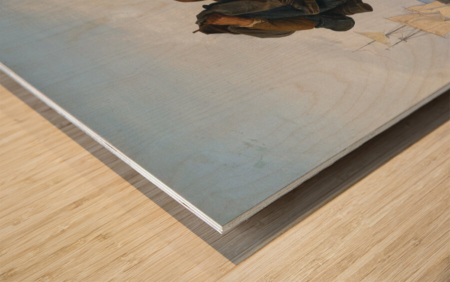 Heimkehr des Fischers [1837] by Rudolf Jordan [1810–1887] Wood print