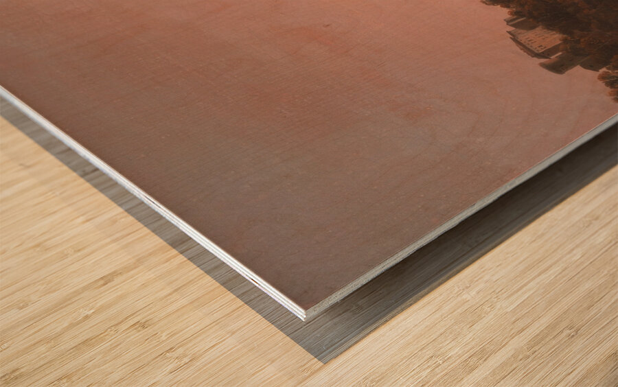 Lake Nemi by Joseph Wright of Derby [1734–1797] Wood print