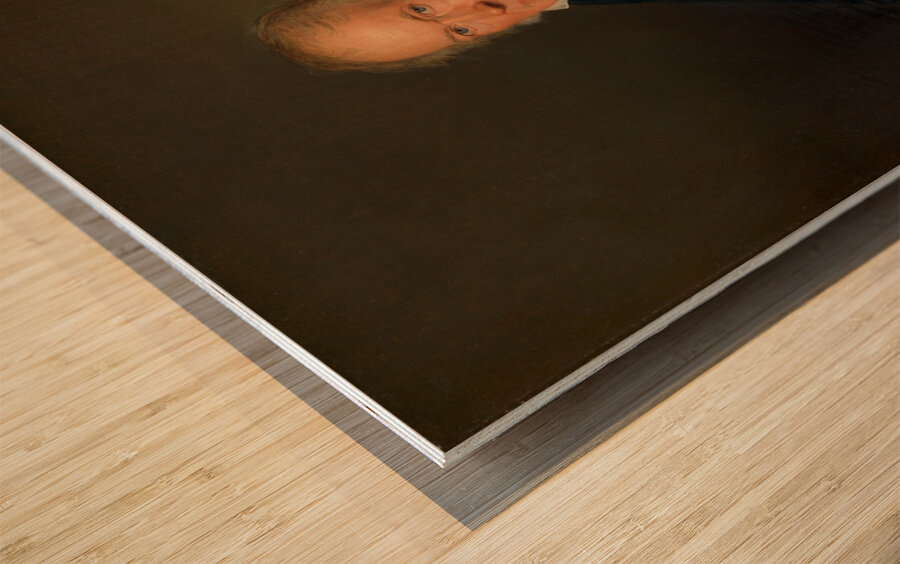 Johann Jakob Schwartz von Mohrenstern [Fabriksdirektor und Privatier] [1837] by Ferdinand Georg Waldmüller [1793–1865] Wood print