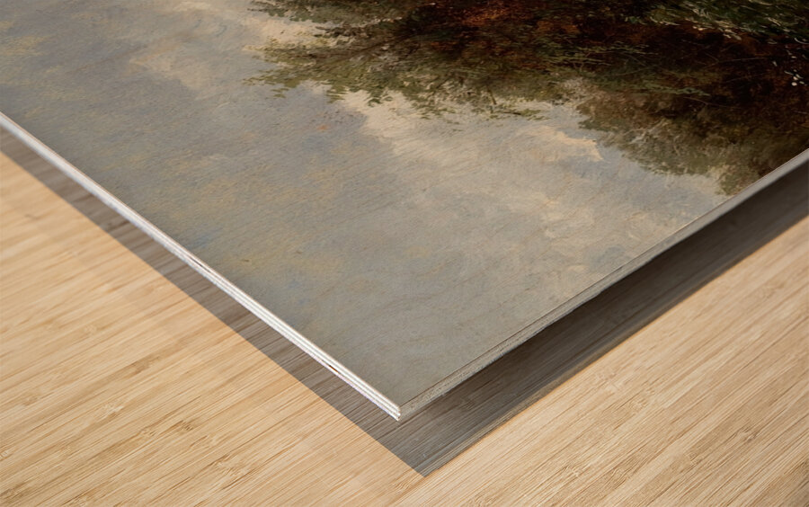 North Conway. New Hampshire [c. 1858] by Alfred Thompson Bricher [1837–1908] Wood print