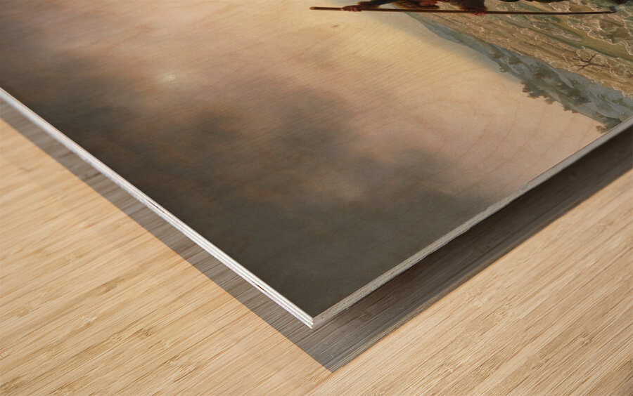 Washington Crossing the Delaware [1851] by Emanuel Gottlieb Leutze [1816–1868] Wood print