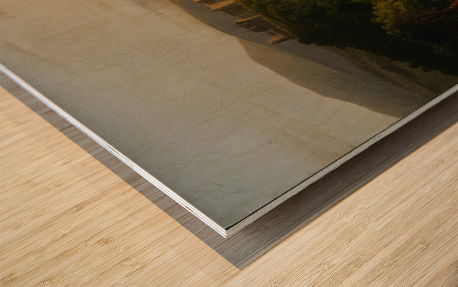 Scotch Highlands [ca. 1848–1852] by Robert S. Duncanson [1821–1872] Wood print