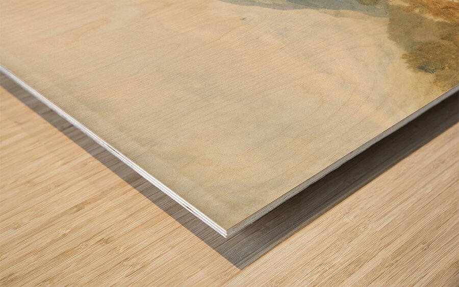 A View From The Castle Of St. Michael. Bonneville. Savoy. From The Banks Of The Arve River by Joseph Mallord William Turner [1775–1851] Wood print