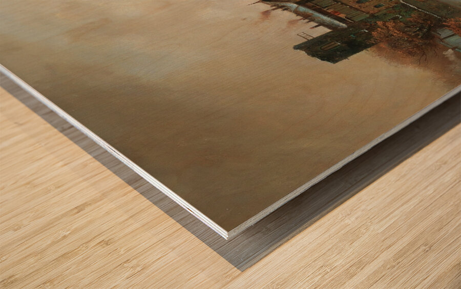 Winter pleasures by Anton Doll [1826–1887] Wood print