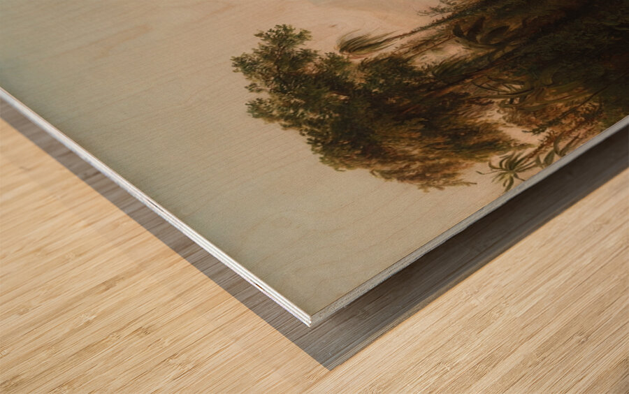 Vale of Kashmir [1867] by Robert S. Duncanson [1821–1872] Wood print