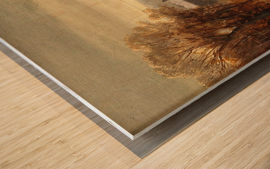 View Of Hardt On Lake Constance by Anton Doll [1826–1887] Wood print