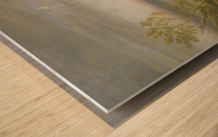 The Curfew [1870] by Samuel Palmer [1805–1881] Wood print