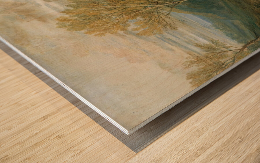 Gledhow Hall. Yorkshire by Joseph Mallord William Turner [1775–1851] Wood print