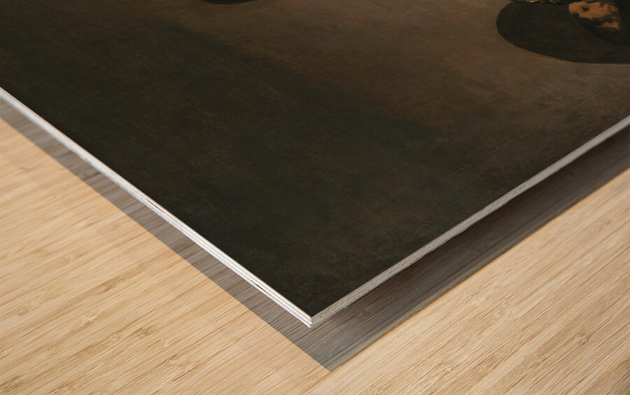 Majas on a Balcony [ca. 1800–1810] by Francisco de Goya [1746–1828] Wood print