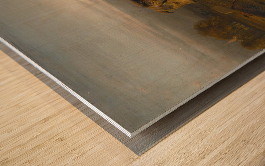 The Poor Dog [The Shepherd’s Grave] by Sir Edwin Henry Landseer [1802–1873] Wood print