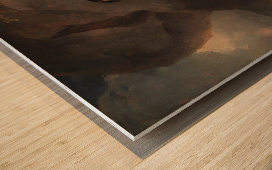 A Woman in a Landscape by Martin Archer Shee [1769–1850] Wood print