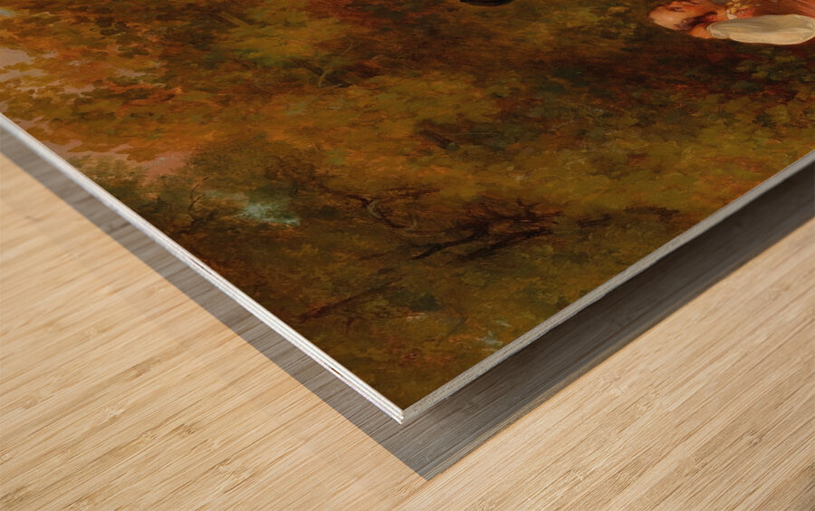 Domino Players by Friedrich Sturm [1834–1906] Wood print