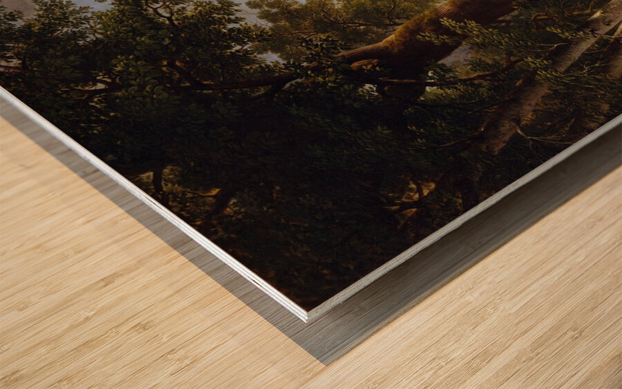 The Beeches [1845] by Asher Brown Durand [1796–1886] Wood print