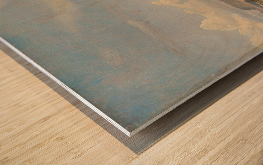 View of Palermo [1833] by Thomas Fearnley [1802–1842] Wood print