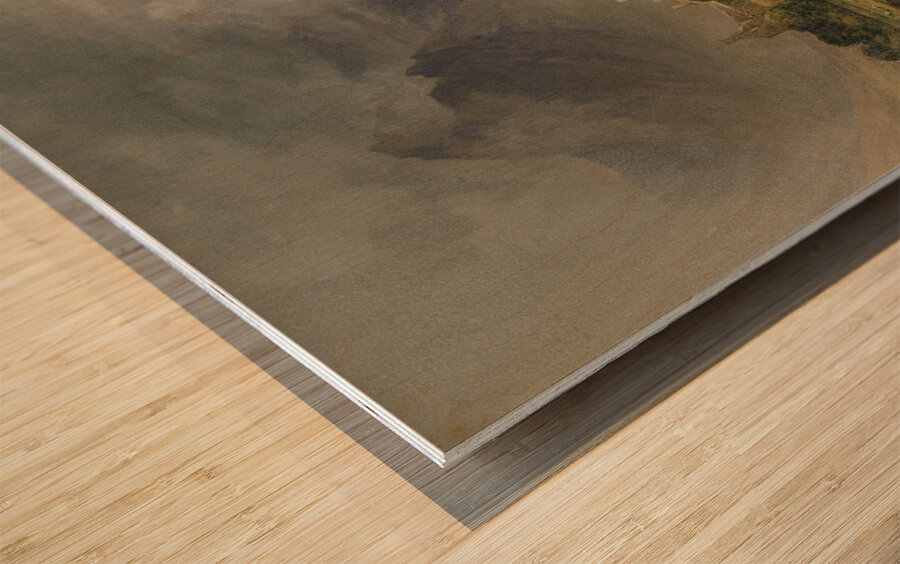 Kilchurn Castle [c. 1839] by William Andrews Nesfield [1793–1881] Wood print