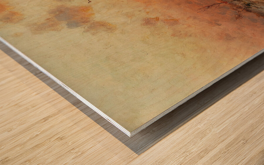 Homecoming at sunset [1912] by Julius Sergius Klever [1850–1924] Wood print