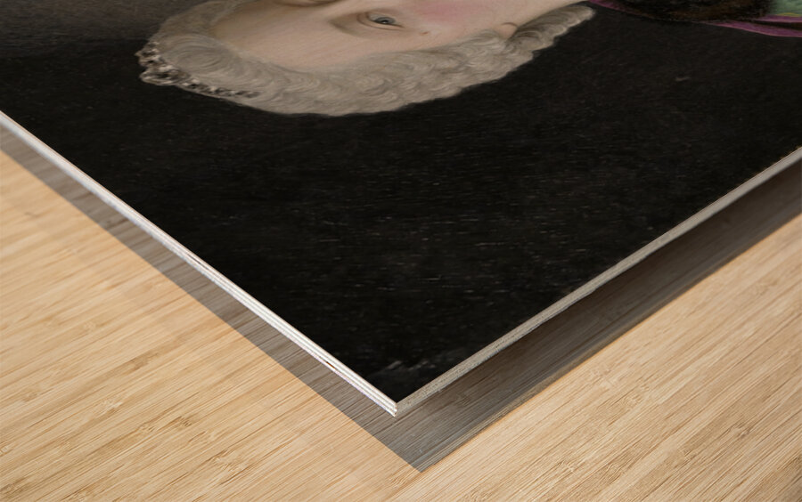 Maria Theresa. Archduchess of Austria. Queen of Hungary and Bohemia. And Holy Roman Empress [1747] by Jean–Etienne Liotard [1702–1789] Wood print