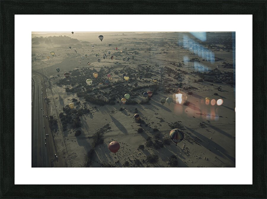 Hot Air Balloon Picture Frame print