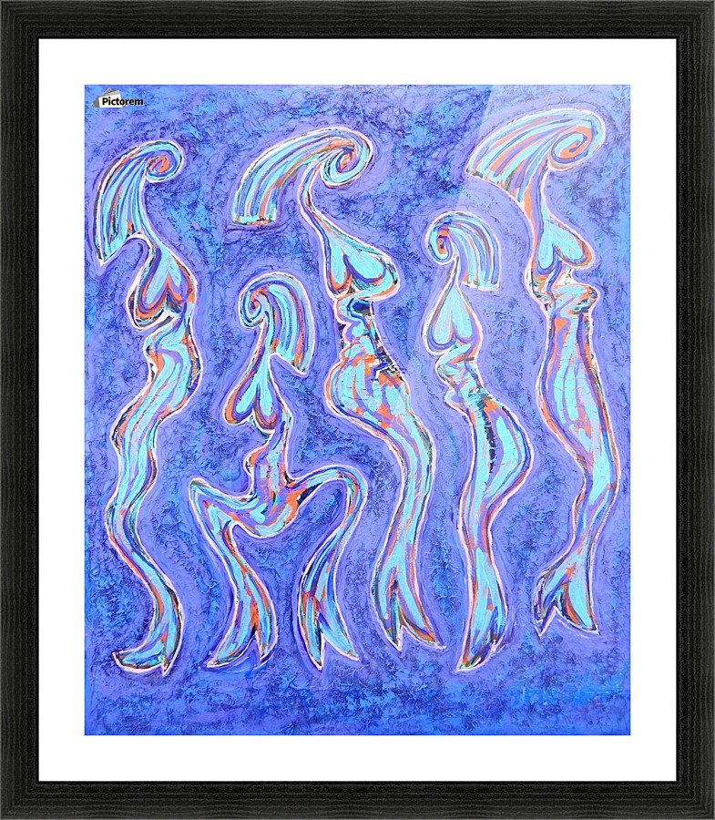 Les Demoiselles... Picture Frame print