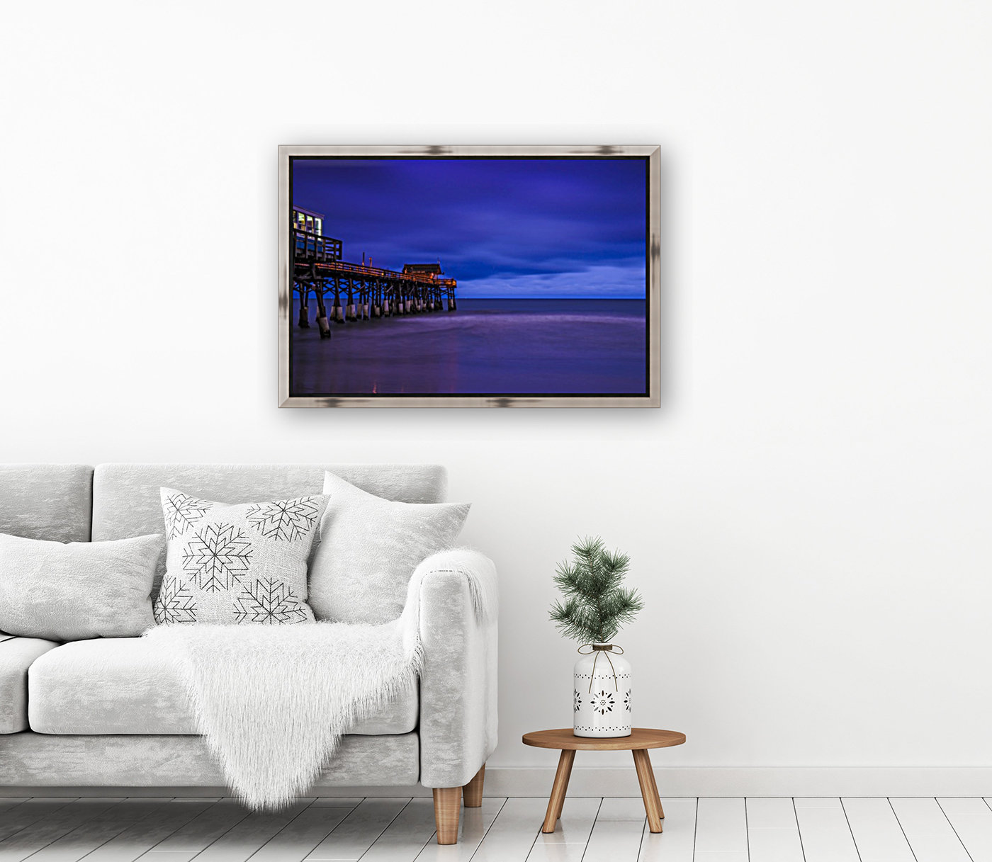 Pier at Dawn Reproduction