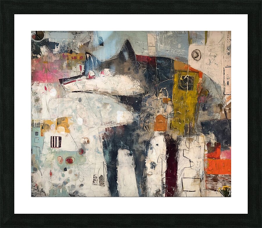 The Big Bad Wolf Picture Frame print