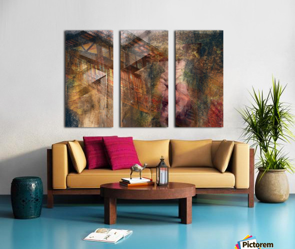 Designing a Villa Split Canvas print