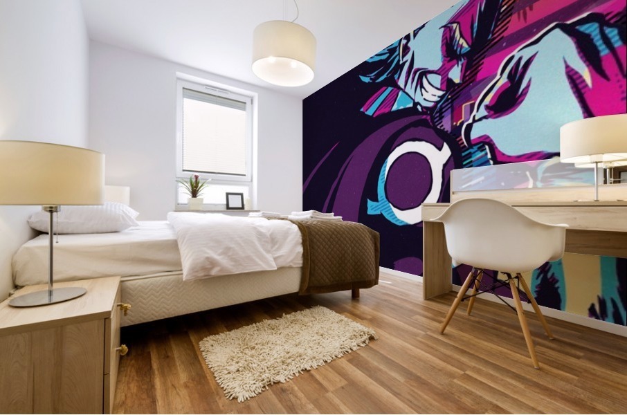 All Might 6 Mural print