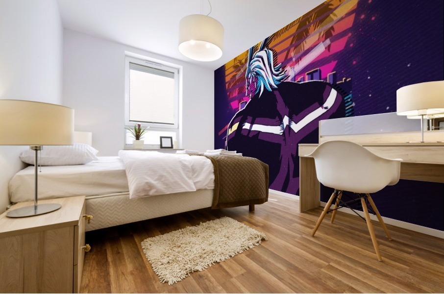 All Might 8 Mural print