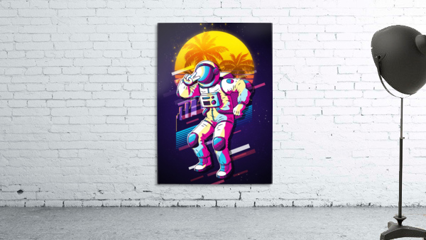 peace astronaut Wall Preview