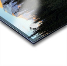 Temple and Hungabee Mountains alpenglow Acrylic print