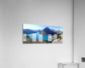 Bow Lake & Crowfoot Mountain panorama Acrylic Print