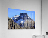 Eiffel and Temple Mountains Acrylic Print