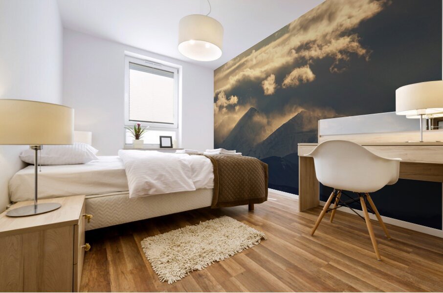 Veil Over the Front Range Mural print