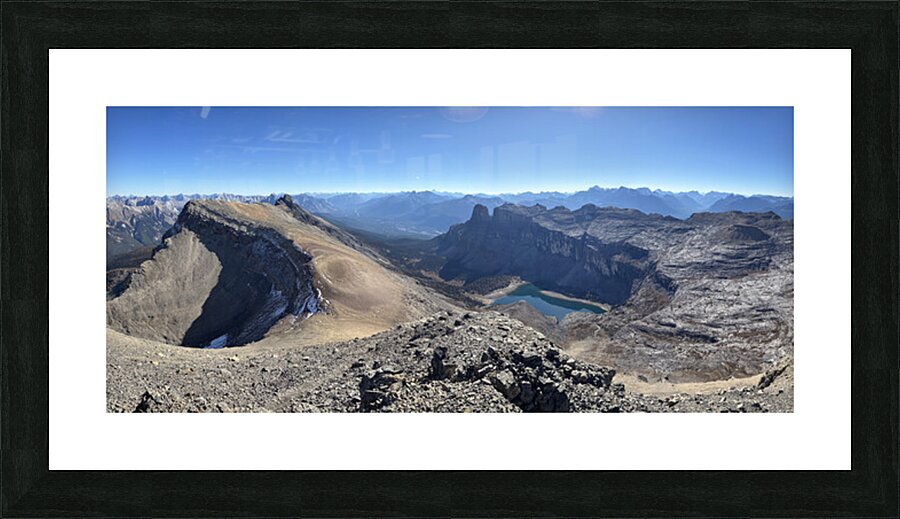 Helena Ridge & Castle Mountain panorama Picture Frame print