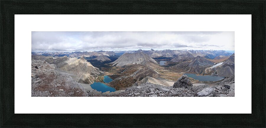 Panorama of Skoki Picture Frame print