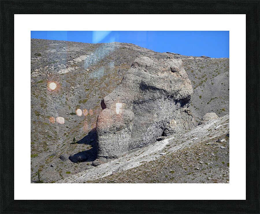 Lost Moai Picture Frame print