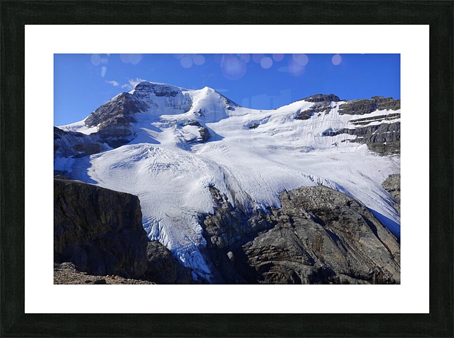 Mount Athabaska Picture Frame print