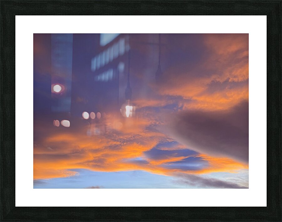 Embers Over Bow Valley Picture Frame print