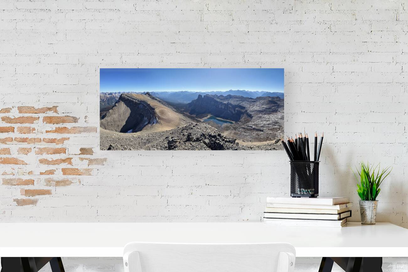 Helena Ridge & Castle Mountain panorama Reproduction