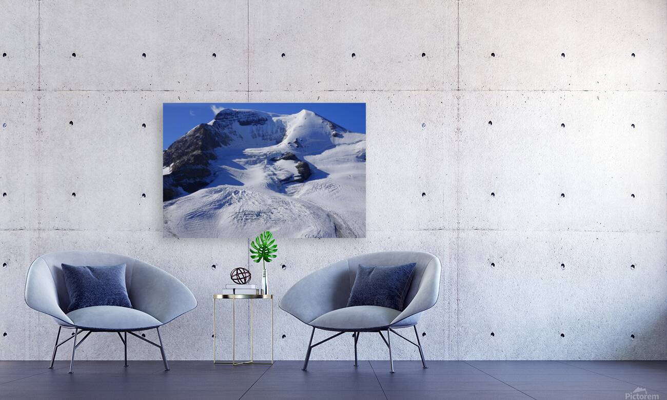 Mount Athabaska and Athabaska Glacier Reproduction