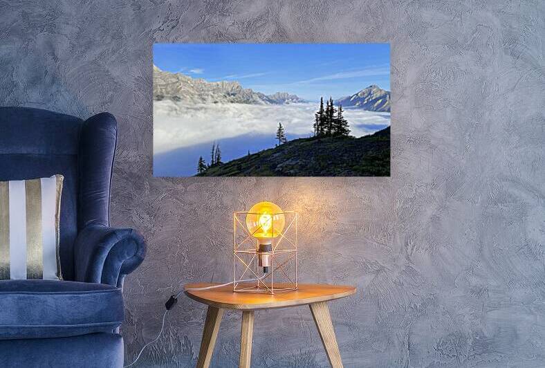 Inversion above Spray Lakes 1 by Danilov Alpine Works