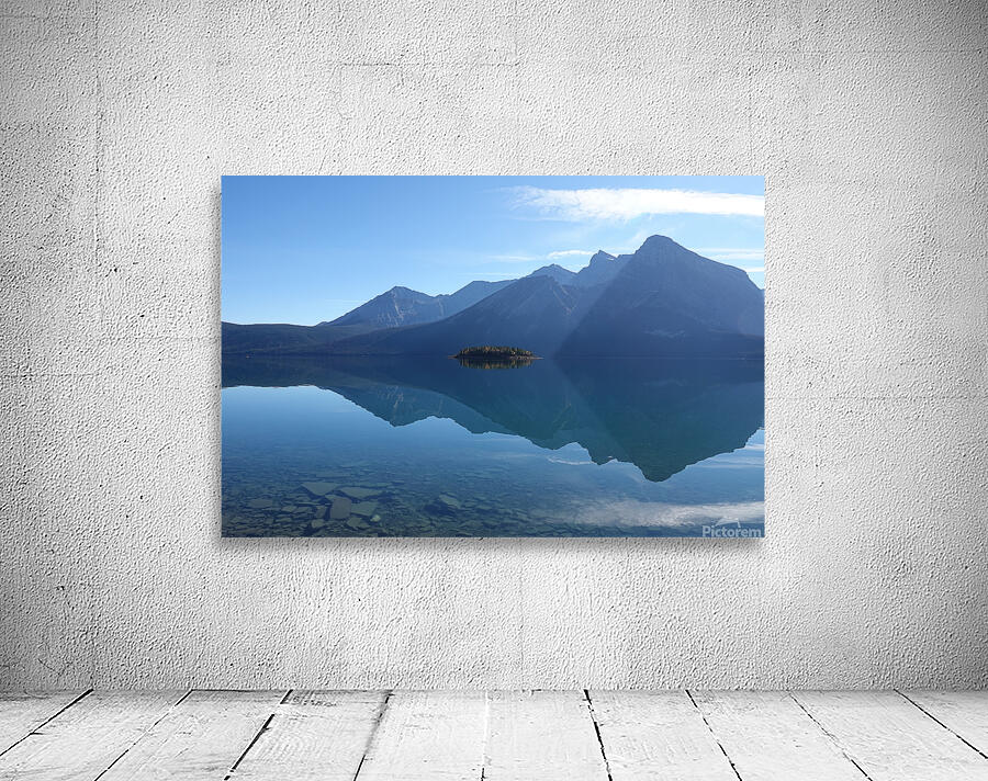 Upper Kananaskis lake reflection 2 Wall Preview